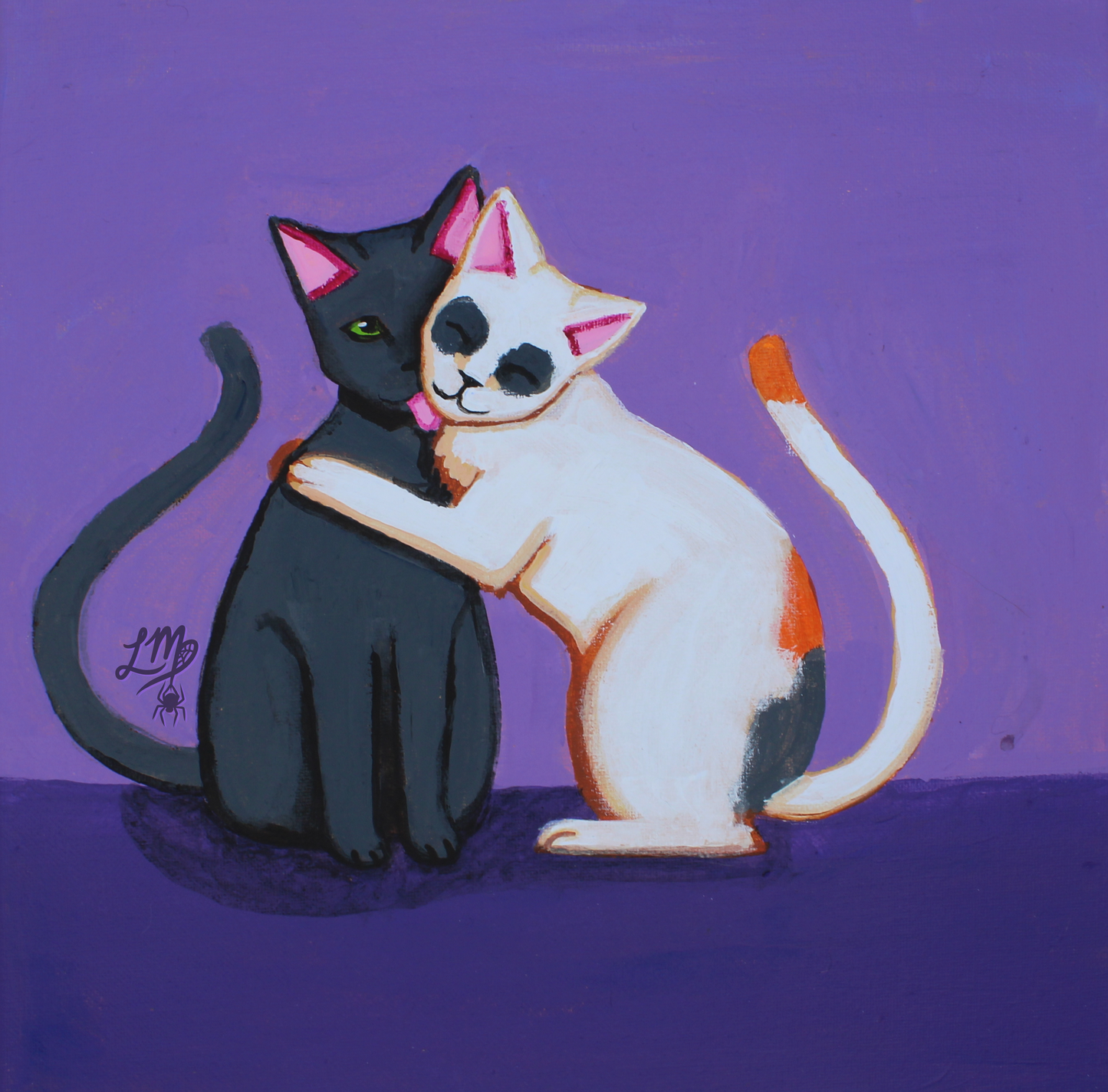 Cats Together - Original