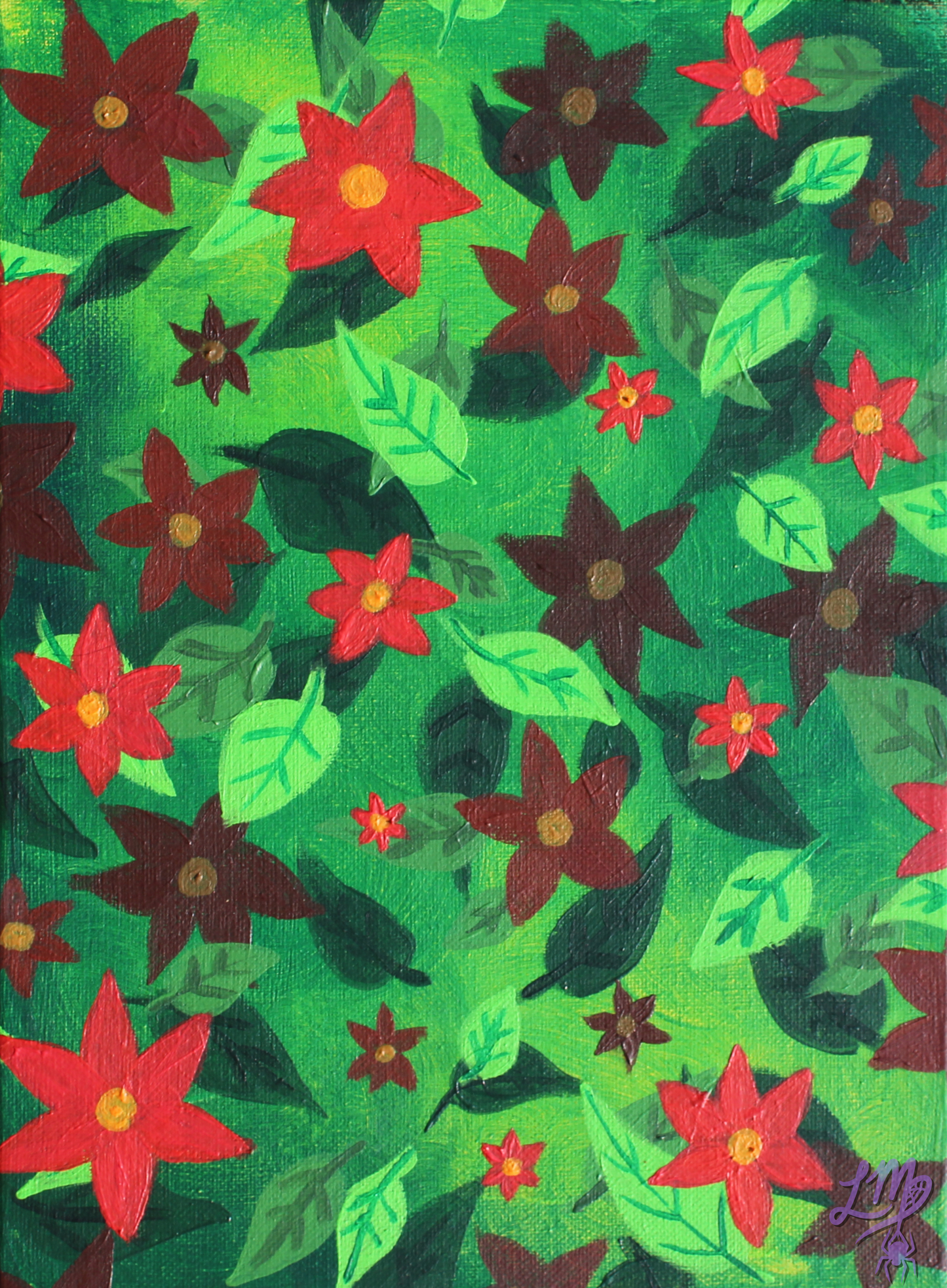 Red Flowers - Original