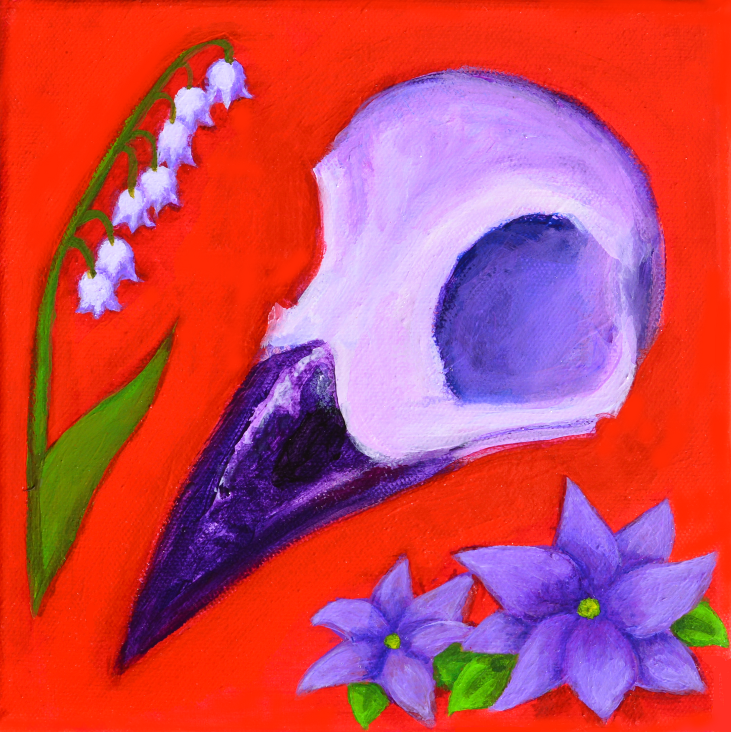 Crow Skull - Print