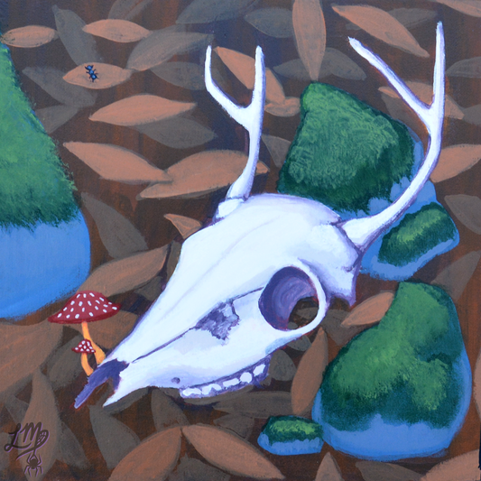 Deer Skull - Print