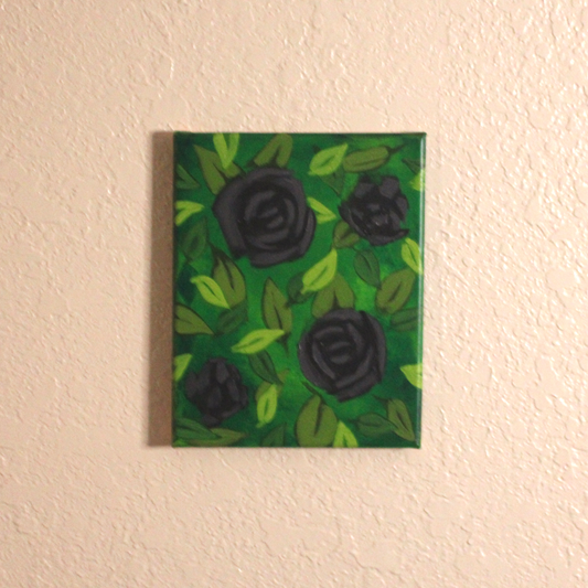 Grey Flowers 1 - Original