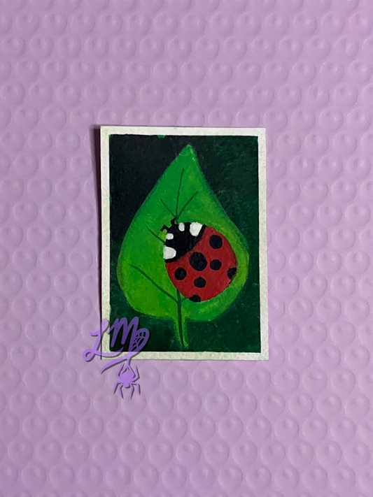 Tiny Ladybug - ACEO