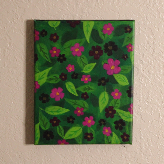 Pink Flowers - Original